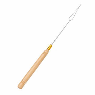Wooden Handle Loop Pulling Needles – Set of 2