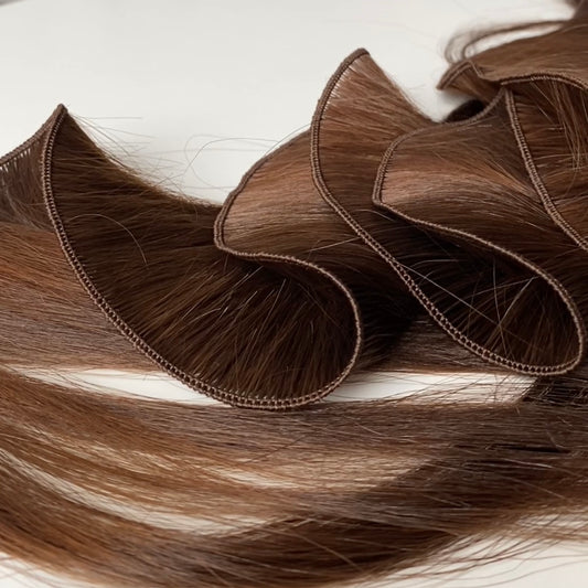 Hand made weft